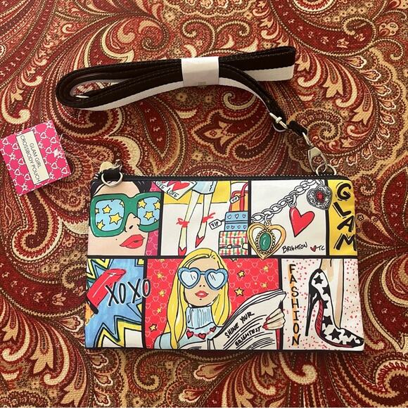 Brighton Handbags - Brighton Glam Girl Nylon Small Crossbody Bag NWT